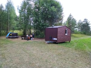 Ginučių baidarkiemis Privati stovyklavietė