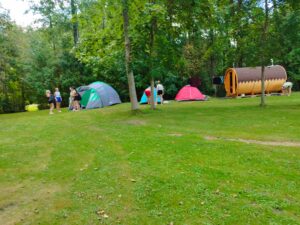 Ginučių baidarkiemis Privati stovyklavietė